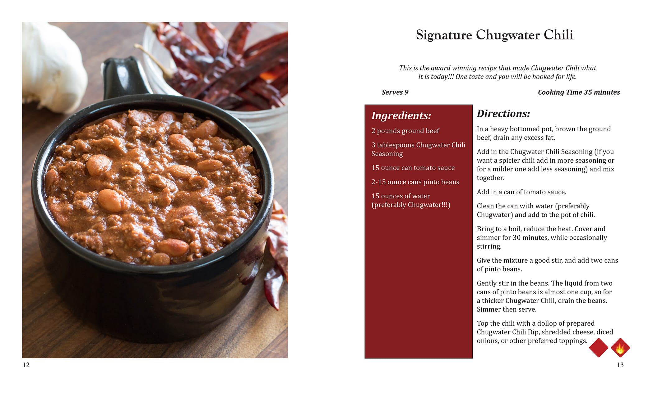 Chili Cookbook Printing