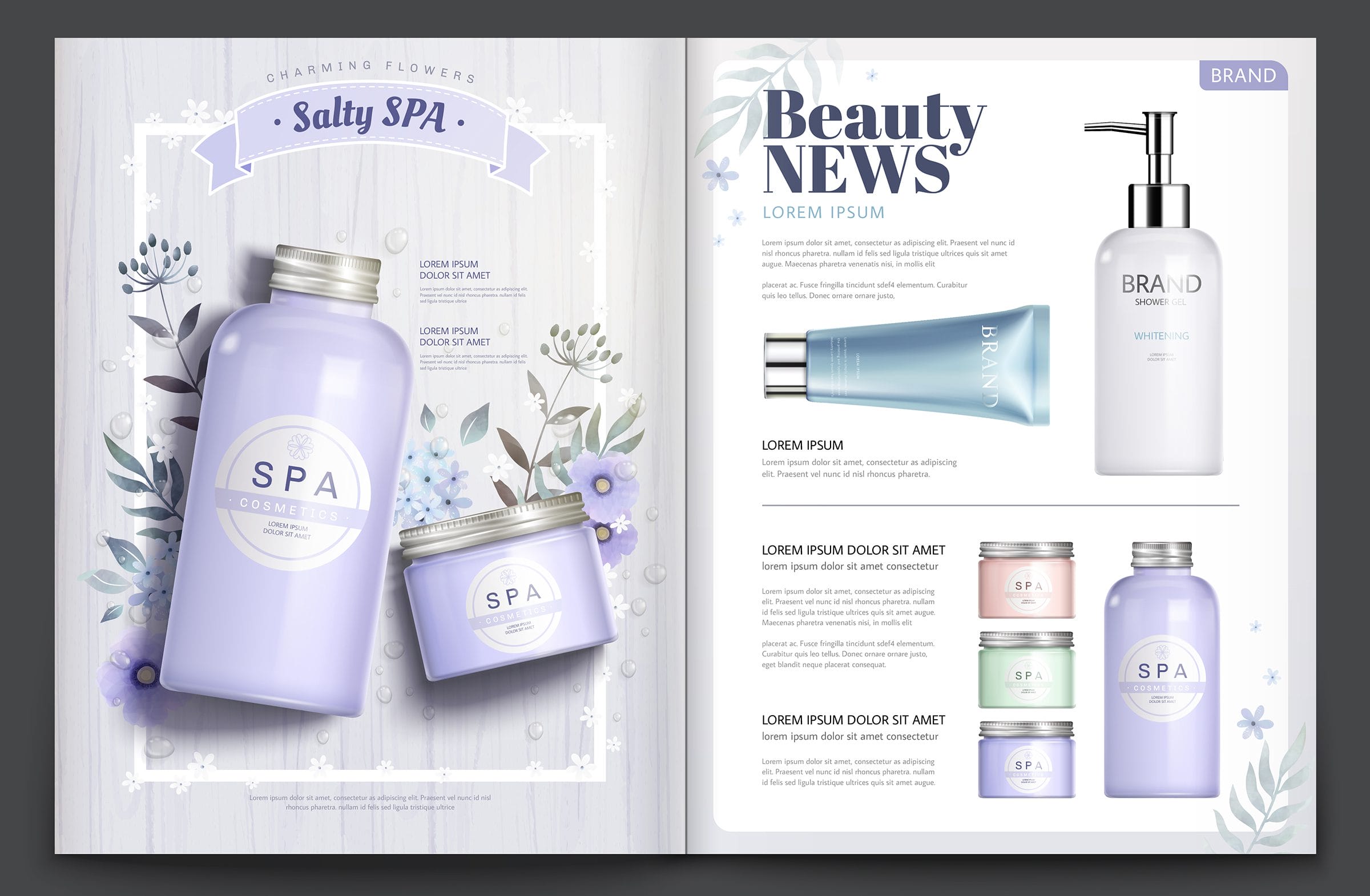 printed catalog design