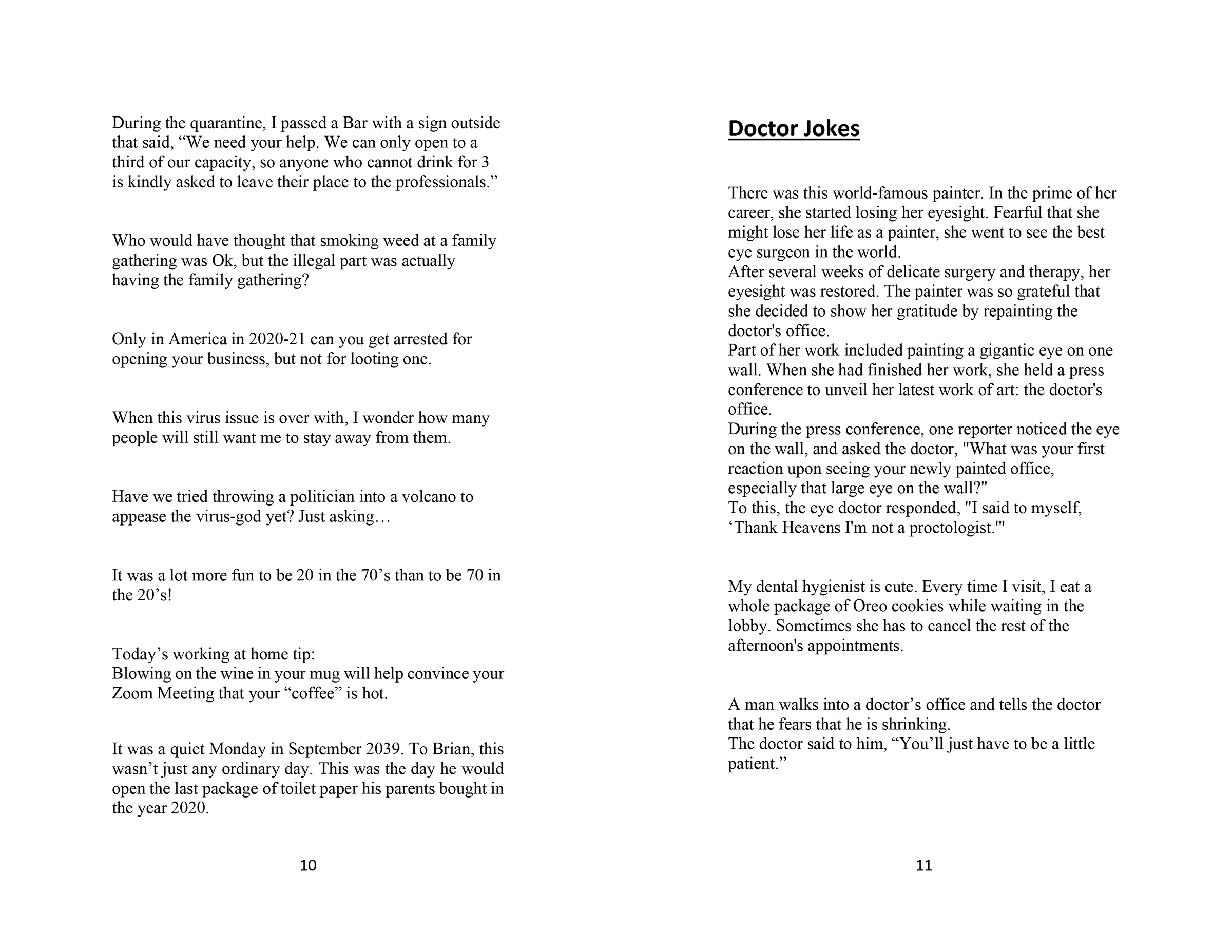 joke book printing project