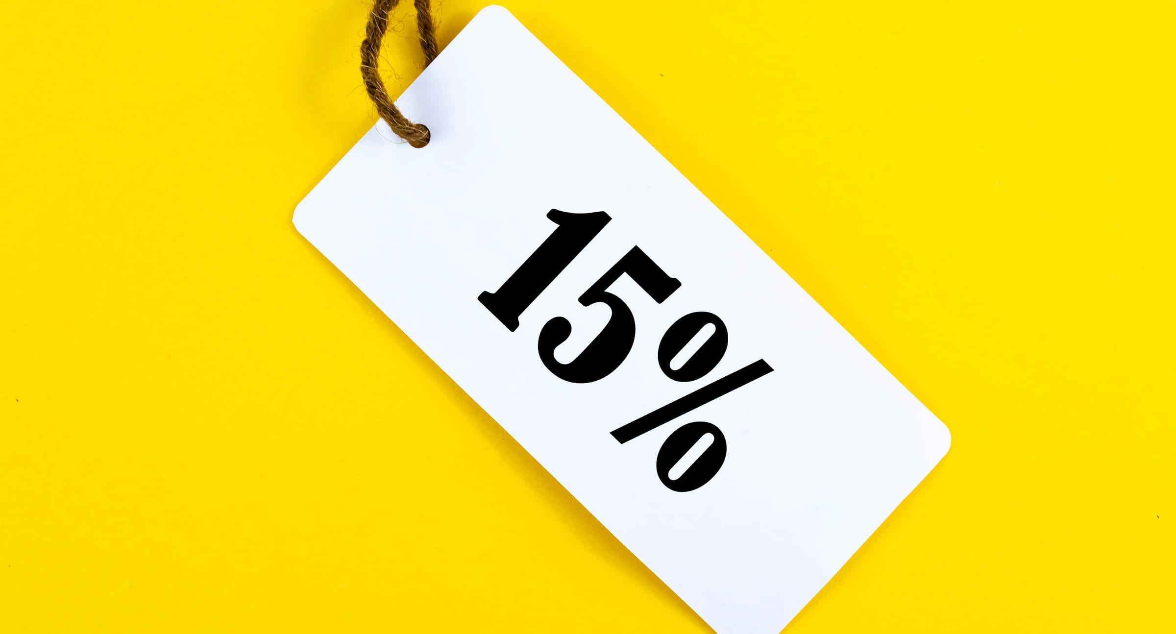 15% discount